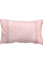 Dreams & Drapes 'Blossom' Woven Jacquard Floral Filled Rectangular Cushion in Light Pink - Size: 30 cm x 50 cm - thumbnail 1