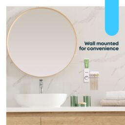 FINEWAY Automatic Toothpaste Dispenser with Holder in White - thumbnail 3