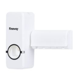 FINEWAY Automatic Toothpaste Dispenser with Holder in White - thumbnail 1