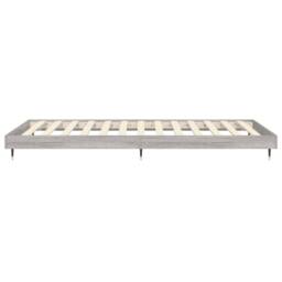 Berkfield Home Bed Frame Grey Sonoma 90x200 cm Engineered Wood - thumbnail 7