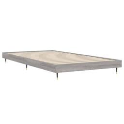 Berkfield Home Bed Frame Grey Sonoma 90x200 cm Engineered Wood - thumbnail 5