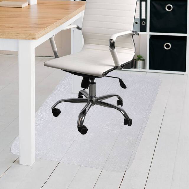 Marlow Office Chair Desk Mat Floor Computer Carpet Protector PVC Clear - image 1