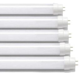 ENER-J T8 LED Nano Plastic Tube 150cms 22W 6000K (pack of 5 units) in White - Size: 25 cm diameter x 19 cm high
