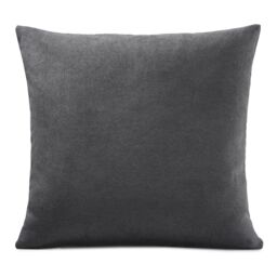 Luxury Living Velvet Chenille Cushion in Grey - Size: 45 cm x 45 cm - thumbnail 3