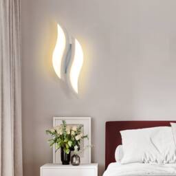 Pheashine White 29cm Rectangular LED Wall Light 20W 3000K 2300LM Acrylic - thumbnail 2
