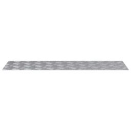Berkfield Home Aluminium Checker Plates 4 pcs Anti-Slip 100x30 cm in Silver - Size: Medium - thumbnail 3