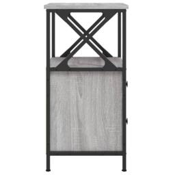 Berkfield Home Bedside Cabinets 2 pcs Grey Sonoma 34x35.5x70 cm Engineered Wood - thumbnail 8