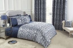 New Edge Blinds Harrow Duvet Set in Blue - Size: Super King - thumbnail 3