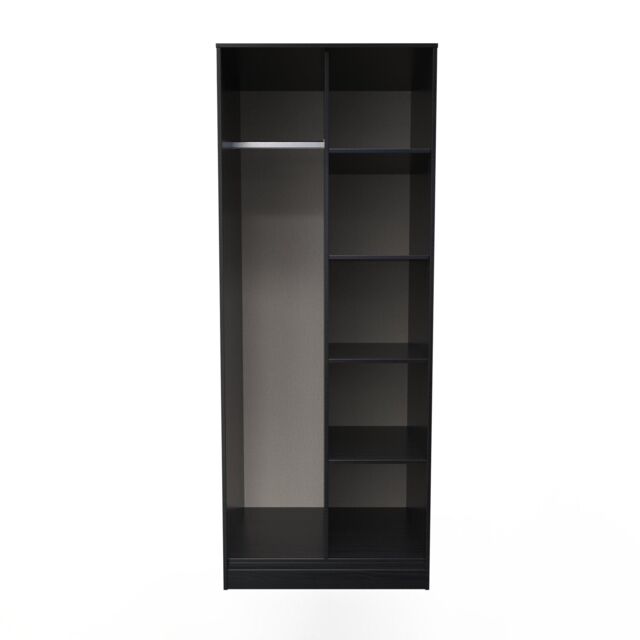 Ready Assembled 2 U Fuji Open Wardrobe (Ready Assembled) in Black - image 1