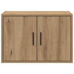 Berkfield Home Garage Wall Cabinets 2 pcs Artisan Oak Engineered Wood in Brown - thumbnail 6