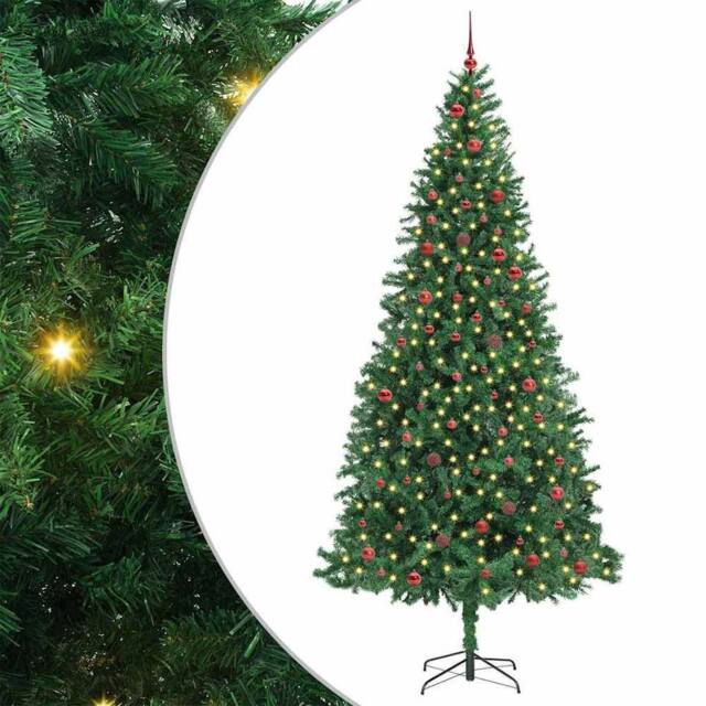 Berkfield Home Artificial Christmas Tree with 300 LEDs with Stand Green 300 cm - image 1