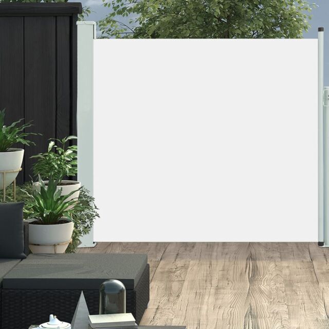 Berkfield Home Patio Retractable Side Awning 170x300 cm Cream in Beige - image 1