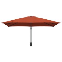 Berkfield Home Cantilever Umbrella Terracotta Polyester Large Tiltable - thumbnail 4