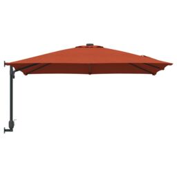 Berkfield Home Cantilever Umbrella Terracotta Polyester Large Tiltable - thumbnail 5