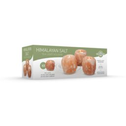 Menkind Well Being Himalayan Salt Tealight Holders Handcrafted Elegance in Pink - thumbnail 4
