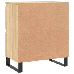 Berkfield Home Sideboard Sonoma Oak 60x35x70 cm Engineered Wood in Light Oak - Size: 60 x 35 x 70 cm - thumbnail 8