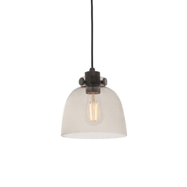 Netlighting 'ALESSANDRIA' Dimmable Industrial Style Indoor Pendant Ceiling Light in Black - image 1