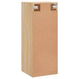 Berkfield Home Wall Mounted Cabinet Sonoma Oak 34.5x34x90 cm in Light Oak - thumbnail 9