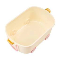 SPETLEK Plastic Storage Box With Building Blocks Lid Stackable yellow - Size: 500mm - thumbnail 4