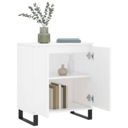 Berkfield Home Sideboard White 60x35x70 cm Engineered Wood - Size: 60 x 35 x 70 cm - thumbnail 4