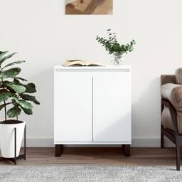 Berkfield Home Sideboard White 60x35x70 cm Engineered Wood - Size: 60 x 35 x 70 cm - thumbnail 2