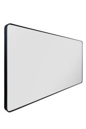 "MirrorOutlet Black Aluminium curved Edge Wall Leaner Mirror 68""x33"" (174X85CM) - Size: 1 Pack" - thumbnail 5