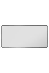 "MirrorOutlet Black Aluminium curved Edge Wall Leaner Mirror 68""x33"" (174X85CM) - Size: 1 Pack" - thumbnail 4
