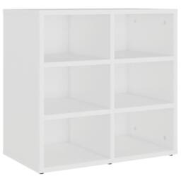 Berkfield Home Shoe Cabinet White 52.5x30x50 cm - thumbnail 2