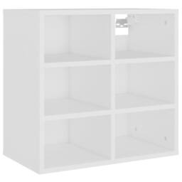 Berkfield Home Shoe Cabinet White 52.5x30x50 cm - thumbnail 3