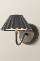 ValueLights Avery Portable Rechargeable Easy Fit Wall Light Fitting in Black - thumbnail 3