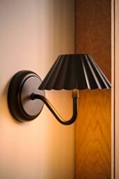 ValueLights Avery Portable Rechargeable Easy Fit Wall Light Fitting in Black - thumbnail 2