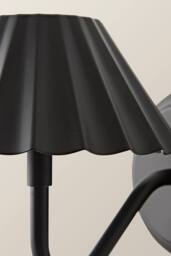 ValueLights Avery Portable Rechargeable Easy Fit Wall Light Fitting in Black - thumbnail 4