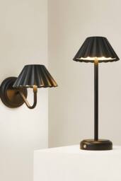 ValueLights Avery Portable Rechargeable Easy Fit Wall Light Fitting in Black - thumbnail 8
