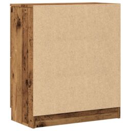 Berkfield Home Sideboard Old Wood 60x30x70 cm Engineered Wood in Brown - Size: 60 x 30 x 70 cm - thumbnail 6