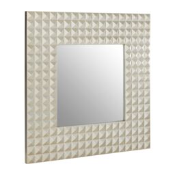 Orsina Dimano Champagne Finish 3D Geometric Wall Mirror in Gold - thumbnail 2