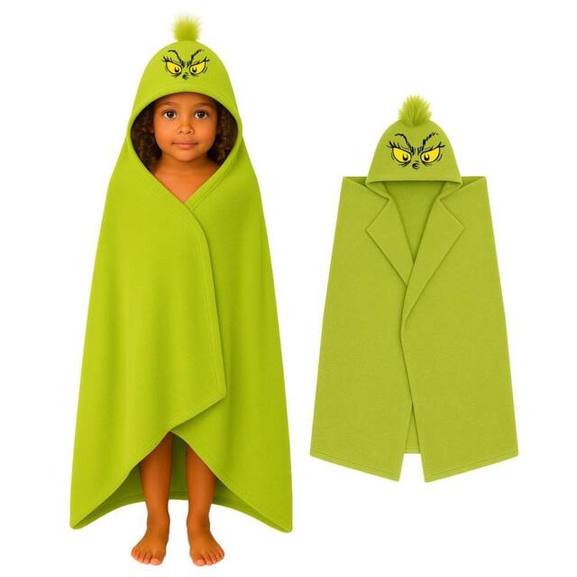 The Grinch Wrap Blanket Hoodie in Green - image 1