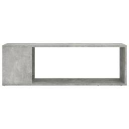Berkfield Home TV Cabinet Concrete Grey 100x24x32 cm Engineered Wood - Size: 100 x 24 x 32 cm - thumbnail 1