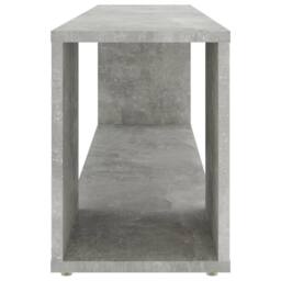 Berkfield Home TV Cabinet Concrete Grey 100x24x32 cm Engineered Wood - Size: 100 x 24 x 32 cm - thumbnail 4