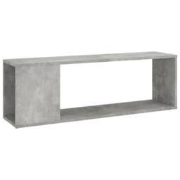 Berkfield Home TV Cabinet Concrete Grey 100x24x32 cm Engineered Wood - Size: 100 x 24 x 32 cm - thumbnail 3