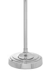 Orsina Silver Industrial Table Lamp, Cylindrical Mesh Shade Desk Lamp, Aluminium & Brass Light, Modern Lighting - thumbnail 2