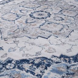 THE RUGS Montana Medallion Navy & Cream Living Room Area Rug 4000 - Size: 160 cm x 230 cm - thumbnail 3