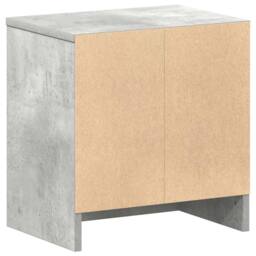 Berkfield Home Bedside Cabinet with Drawer Concrete Grey 39x28x41 cm - Size: 39 x 28 x 41 cm - thumbnail 8