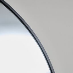 Melody Maison Large Black Arched Wall / Leaner Mirror - 180cm X 80cm - Size: 180 cm X 80 cm - thumbnail 6