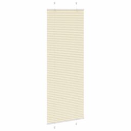 Berkfield Home Pleated Blind Cream 80x200 cm Fabric Width 79.4 cm Polyester - thumbnail 3