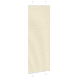 Berkfield Home Pleated Blind Cream 80x200 cm Fabric Width 79.4 cm Polyester - thumbnail 4