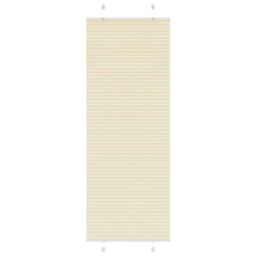 Berkfield Home Pleated Blind Cream 80x200 cm Fabric Width 79.4 cm Polyester