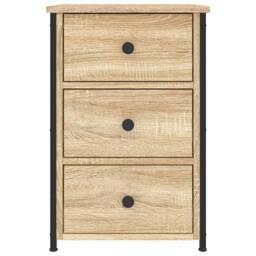 Berkfield Home Bedside Cabinets 2 pcs Sonoma Oak 40x36x60 cm Engineered Wood in Brown - Size: 40 x 36 x 60 cm - thumbnail 6