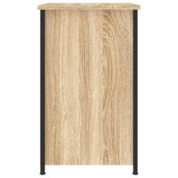 Berkfield Home Bedside Cabinets 2 pcs Sonoma Oak 40x36x60 cm Engineered Wood in Brown - Size: 40 x 36 x 60 cm - thumbnail 8