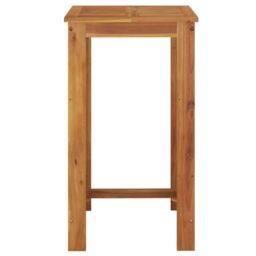 Berkfield Home Garden Bar Table 60x60x105 cm Solid Wood Acacia in Brown - Size: 60 x 60 x 105 cm - thumbnail 3