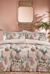 Furn Earthen Trending Tranquil Duvet Cover Set in Beige - Size: Double - thumbnail 1